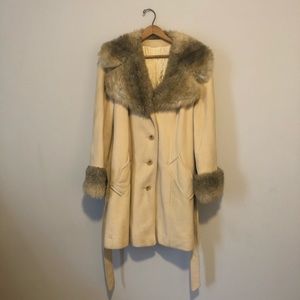Vintage ILGWU Faux Fur Coat